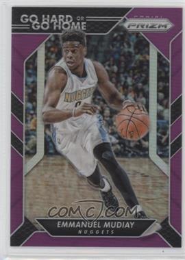 2016-17 Panini Prizm - Go Hard or Go Home - Purple Prizm #19 - Emmanuel Mudiay /75