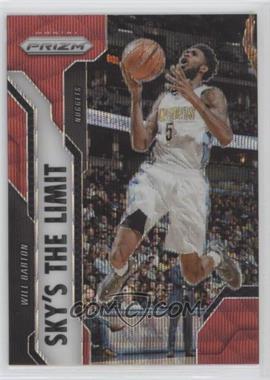 2016-17 Panini Prizm - Sky's the Limit - Ruby Wave Prizm #6 - Will Barton