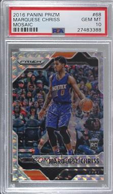 2016-17 Panini Prizm Mosaic - [Base] #68 - Marquese Chriss [PSA 10 GEM MT]