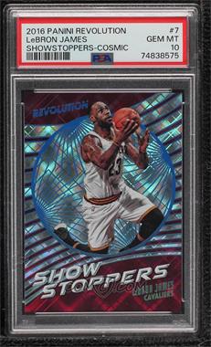 2016-17 Panini Revolution - Show Stoppers - Cosmic #7 - LeBron James /100 [PSA 10 GEM MT]