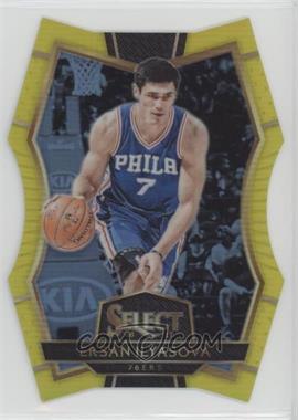 2016-17 Panini Select - [Base] - Neon Yellow Prizm #163 - Premier Level - Ersan Ilyasova /75