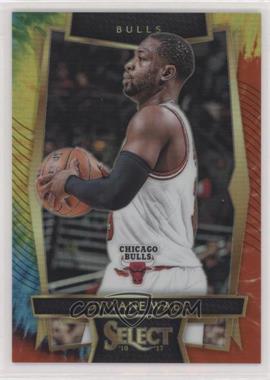 2016-17 Panini Select - [Base] - Tie-Dye Prizm #93 - Concourse - Dwyane Wade /25