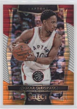 2016-17 Panini Select - [Base] - Tri-Color Prizm #62 - Concourse - DeMar DeRozan