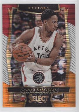 2016-17 Panini Select - [Base] - Tri-Color Prizm #62 - Concourse - DeMar DeRozan