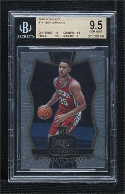 2016-17 Panini Select - [Base] #141 - Premier Level - Ben Simmons [BGS 9.5 GEM MINT]