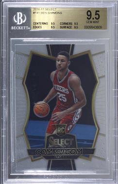 2016-17 Panini Select - [Base] #141 - Premier Level - Ben Simmons [BGS 9.5 GEM MINT]