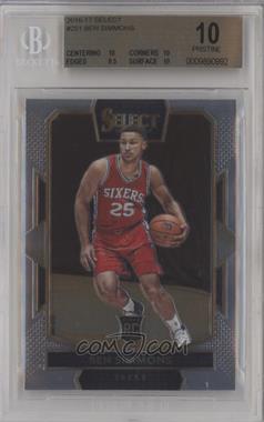 2016-17 Panini Select - [Base] #251 - Courtside - Ben Simmons [BGS 10 PRISTINE]