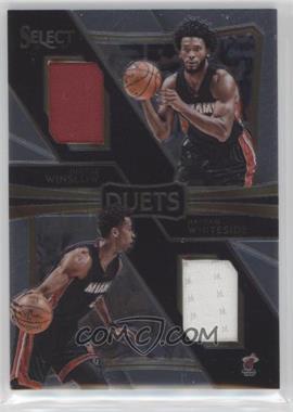 2016-17 Panini Select - Duets #17 - Hassan Whiteside, Justise Winslow /149