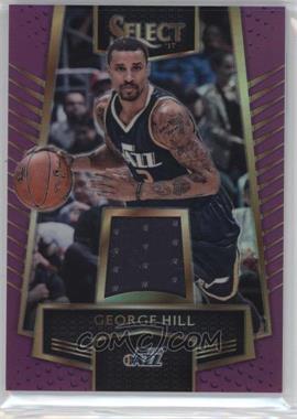 2016-17 Panini Select - Select Swatches - Purple Prizm #28 - George Hill /99