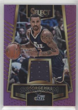 2016-17 Panini Select - Select Swatches - Purple Prizm #28 - George Hill /99