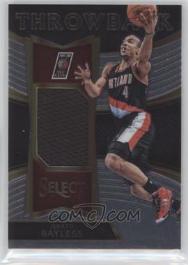 2016-17 Panini Select - Throwback Memorabilia #25 - Jerryd Bayless /199