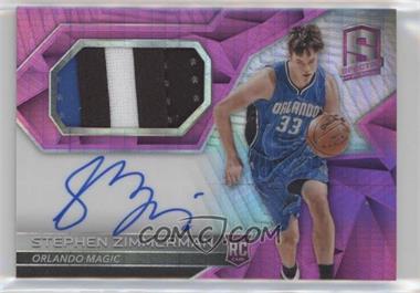 2016-17 Panini Spectra - [Base] - Pink #123 - Rookie Jersey Autographs - Stephen Zimmerman /49