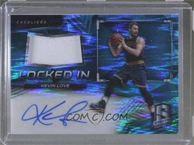 2016-17 Panini Spectra - Locked In Autographed Memorabilia - Neon Blue #9 - Kevin Love /99