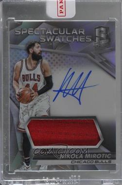 2016-17 Panini Spectra - Spectacular Swatch Autographs #SS-NMT - Nikola Mirotic /99 [Uncirculated]