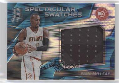 2016-17 Panini Spectra - Spectacular Swatches - Neon Blue #2 - Paul Millsap /99