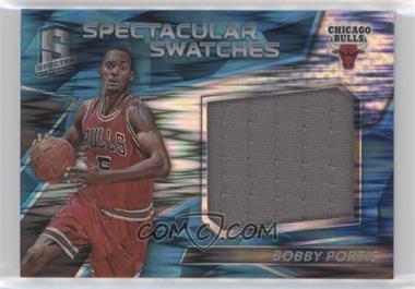 2016-17 Panini Spectra - Spectacular Swatches - Neon Blue #9 - Bobby Portis /99