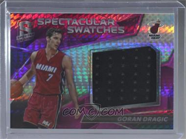 2016-17 Panini Spectra - Spectacular Swatches - Pink #32 - Goran Dragic /41