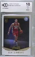 Ben Simmons [BCCG 10 Mint or Better]