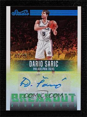 2016-17 Panini Studio - Breakout Signatures - Teal #16 - Dario Saric /15