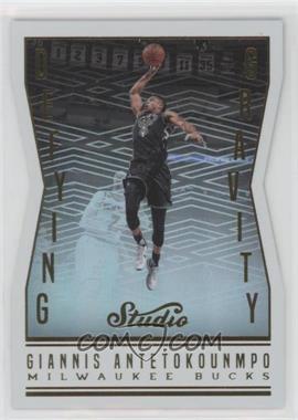 2016-17 Panini Studio - Defying Gravity #DG-GA - Giannis Antetokounmpo