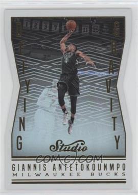 2016-17 Panini Studio - Defying Gravity #DG-GA - Giannis Antetokounmpo