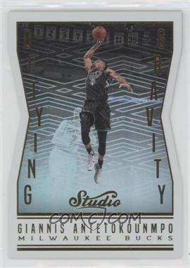 2016-17 Panini Studio - Defying Gravity #DG-GA - Giannis Antetokounmpo