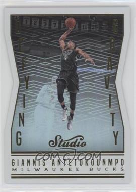 2016-17 Panini Studio - Defying Gravity #DG-GA - Giannis Antetokounmpo