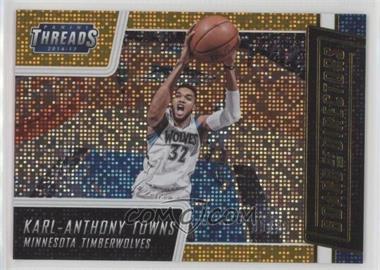 2016-17 Panini Threads - Board of Directors - Century Proof Orange Dazzle #10 - Karl-Anthony Towns /25