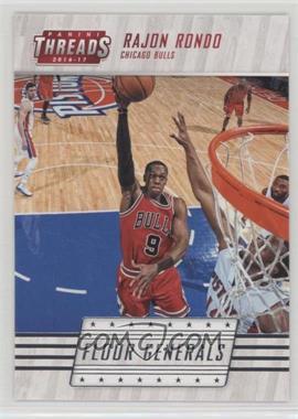 2016-17 Panini Threads - Floor Generals #15 - Rajon Rondo