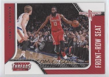 2016-17 Panini Threads - Front-Row Seat #22 - James Harden