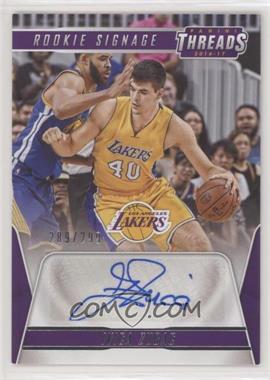 2016-17 Panini Threads - Rookie Signage #19 - Ivica Zubac /299