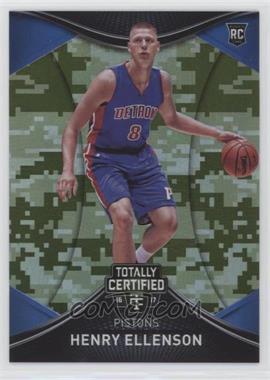 2016-17 Panini Totally Certified - [Base] - Camo #113 - Rookies - Henry Ellenson /25