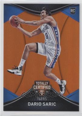 2016-17 Panini Totally Certified - [Base] - Orange #138 - Rookies - Dario Saric /60