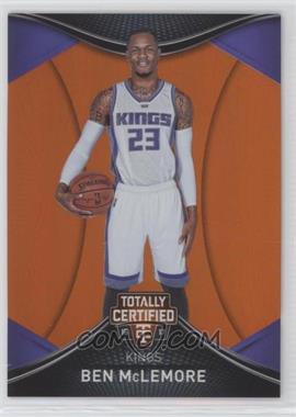 2016-17 Panini Totally Certified - [Base] - Orange #20 - Ben McLemore /60