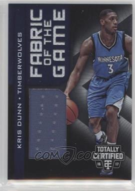 2016-17 Panini Totally Certified - Fabric of the Game Rookie Materials #20 - Kris Dunn