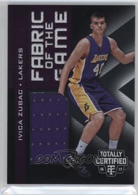 2016-17 Panini Totally Certified - Fabric of the Game Rookie Materials #24 - Ivica Zubac