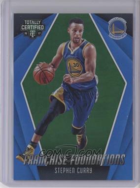 2016-17 Panini Totally Certified - Franchise Foundations - Green #5 - Stephen Curry /5