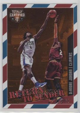 2016-17 Panini Totally Certified - Return to Sender - Orange #1 - DeAndre Jordan /60