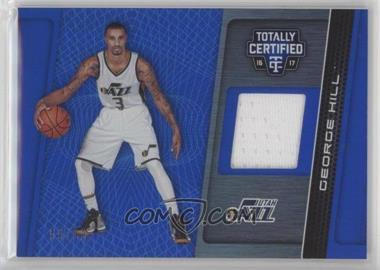 2016-17 Panini Totally Certified - Totally Certified Materials - Blue #18 - George Hill /99