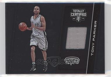 2016-17 Panini Totally Certified - Totally Certified Materials #13 - Tony Parker