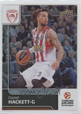 2016-17 Upper Deck Euroleague - [Base] - Rainbow #34 - Daniel Hackett