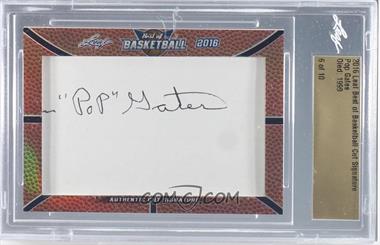 2016 Leaf Best of Basketball - Cut Signatures #_POGA - Pop Gates /10 [Cut Signature]