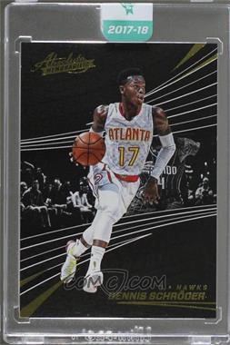 2017-18 Panini Absolute - [Base] #18 - Veterans - Dennis Schroder [Uncirculated]