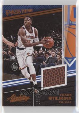 2017-18 Panini Absolute - Pass the Rock Basketball Memorabilia #PR-FNT - Frank Ntilikina /179