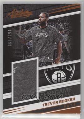 2017-18 Panini Absolute - Pre-Game Materials #PG-TBK - Trevor Booker /199