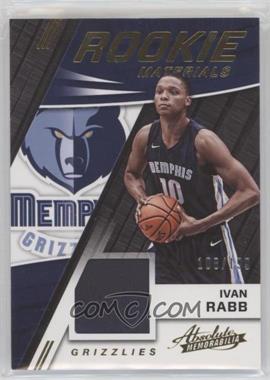 2017-18 Panini Absolute - Rookie Materials #RM-IVR - Ivan Rabb /199