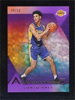 Rookie Variation - Lonzo Ball (Holding Ball) #/50