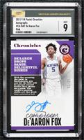 De'Aaron Fox [CSG 9 Mint] #/25