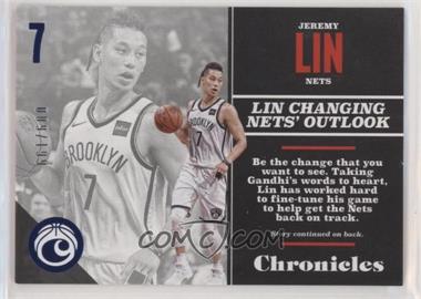 2017-18 Panini Chronicles - [Base] - Blue #84 - Jeremy Lin /199 [Noted]