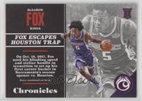 Rookies - De'Aaron Fox #/99